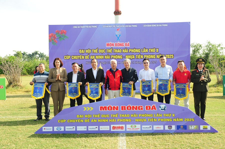 Khai mạc môn bóng đá Đại hội TDTT Hải Phòng lần thứ X, Cúp Chuyên đề An ninh Hải Phòng - Nhựa Tiền Phong năm 2025